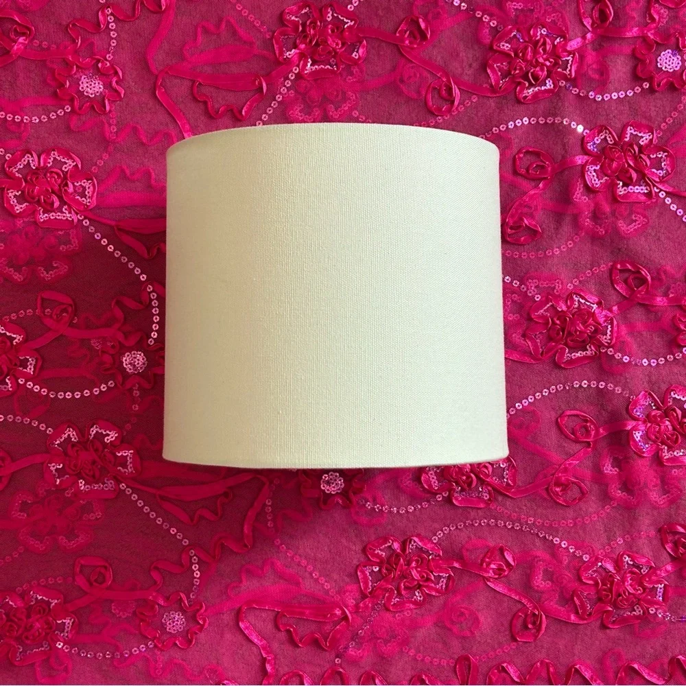 light seafoam green round lampshade